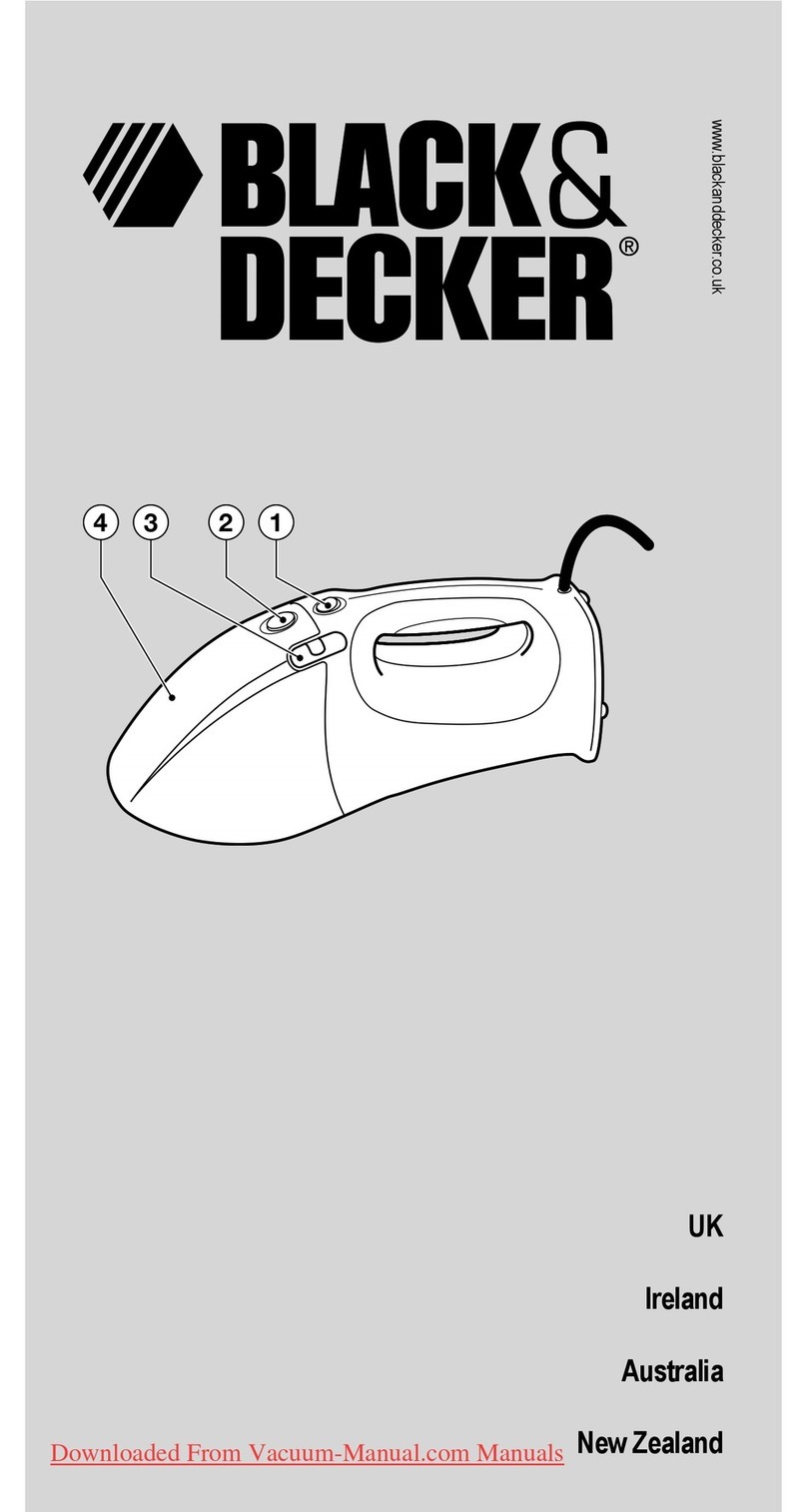 Black & Decker Dustbuster User manual