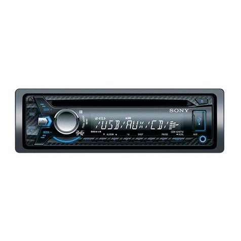 Sony CDX-G1080UM User manual