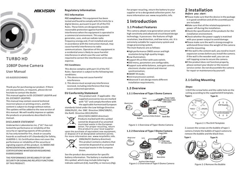 HIK VISION TURBO HD DS-2CE56D5T User manual
