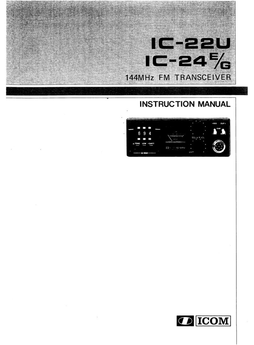Icom IC-22U User manual