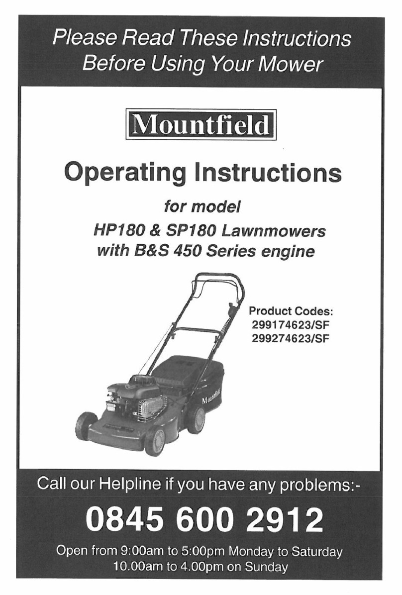 Mountfield HP180 User manual
