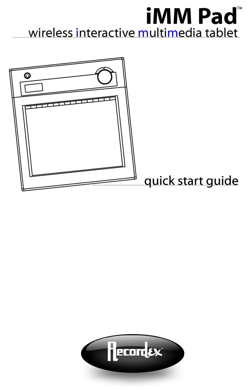 Recordex iMM Pad quick start guide
