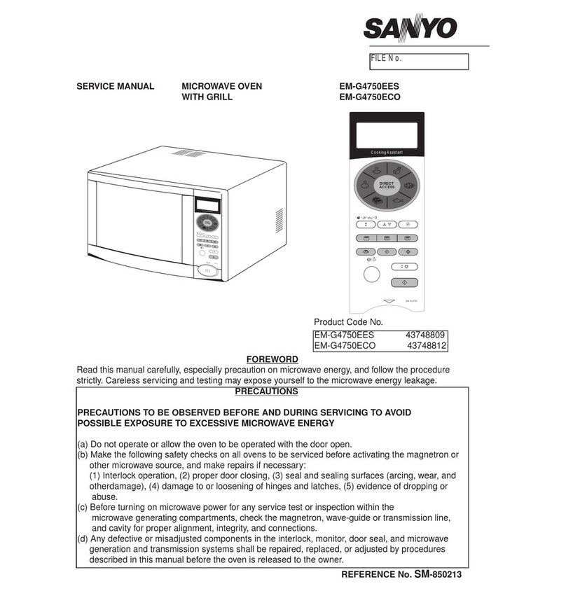 Sanyo EM-G4750EES User manual Sanyo EM-G4750EES User manual