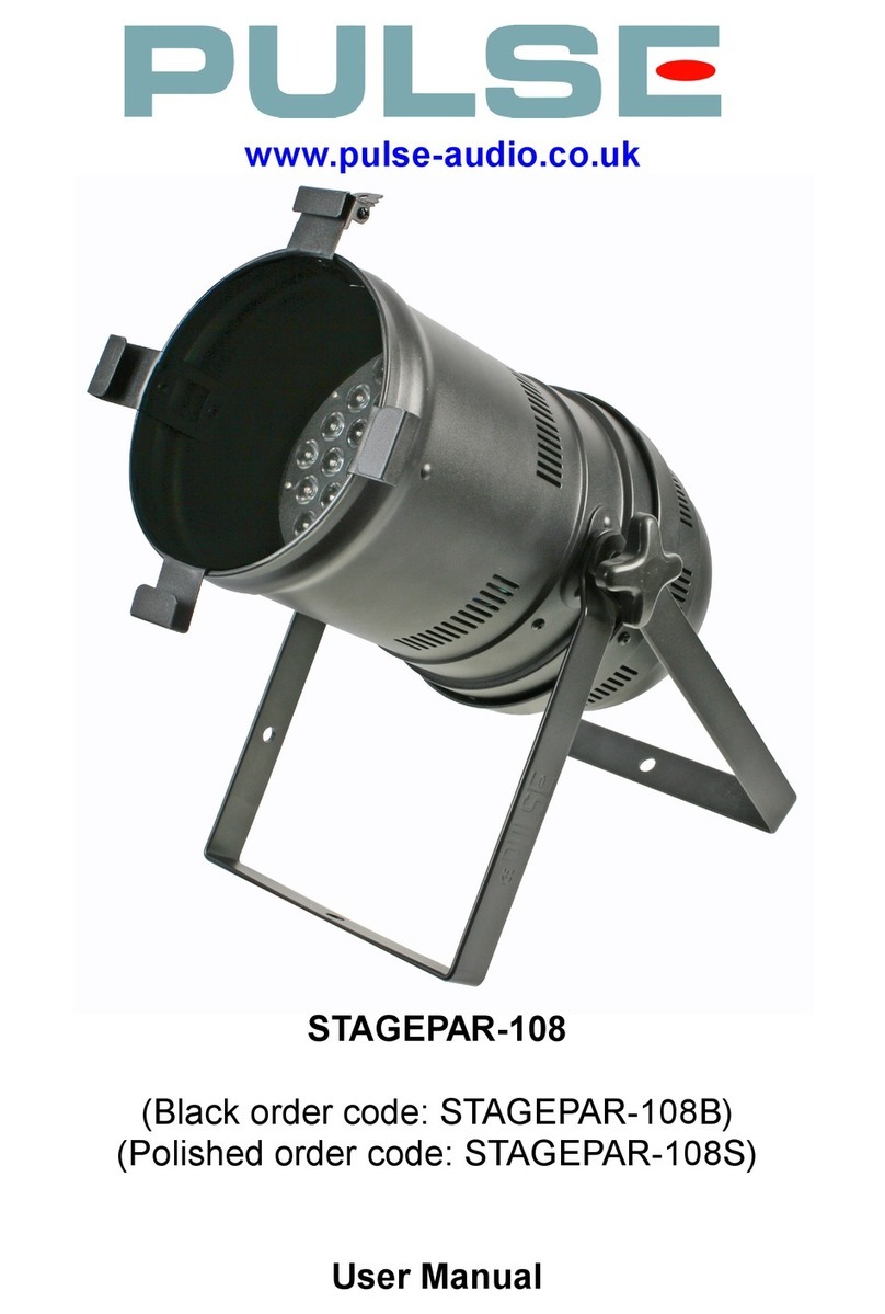 PULSE+ STAGEPAR-108 User manual