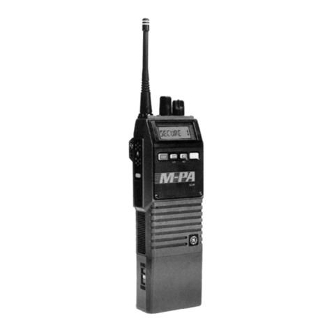 Ericsson AEGIS EDACS M-PA User manual
