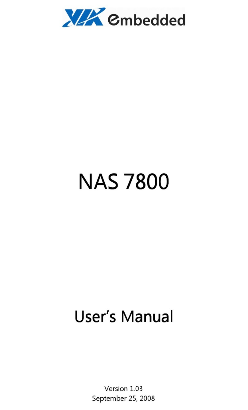 VIA Technologies NAS 7800 User manual