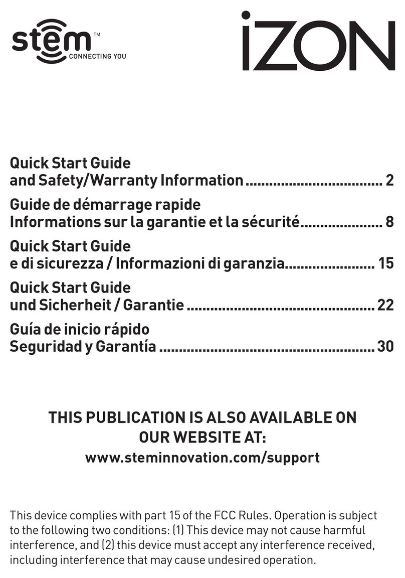 Stem iZON quick start guide