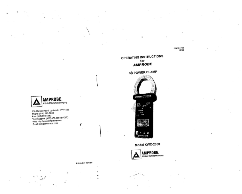 Amprobe KWC-2000 User manual