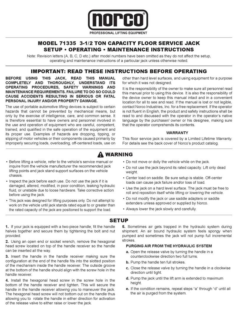 Norco 71335 Technical specifications