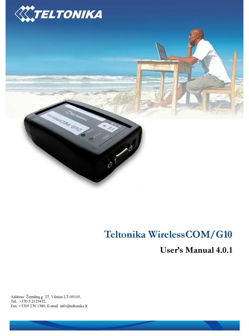 Teltonika WirelessCOM/G10 user manual