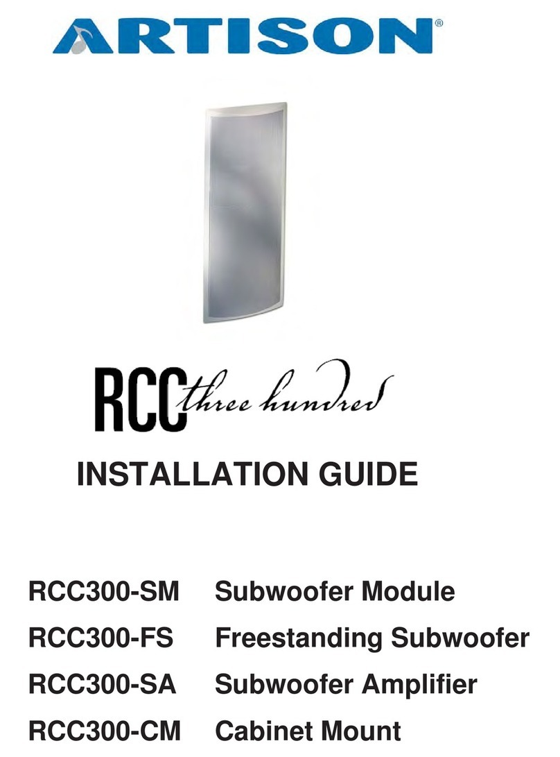 Artison RCC300-SM installation guide