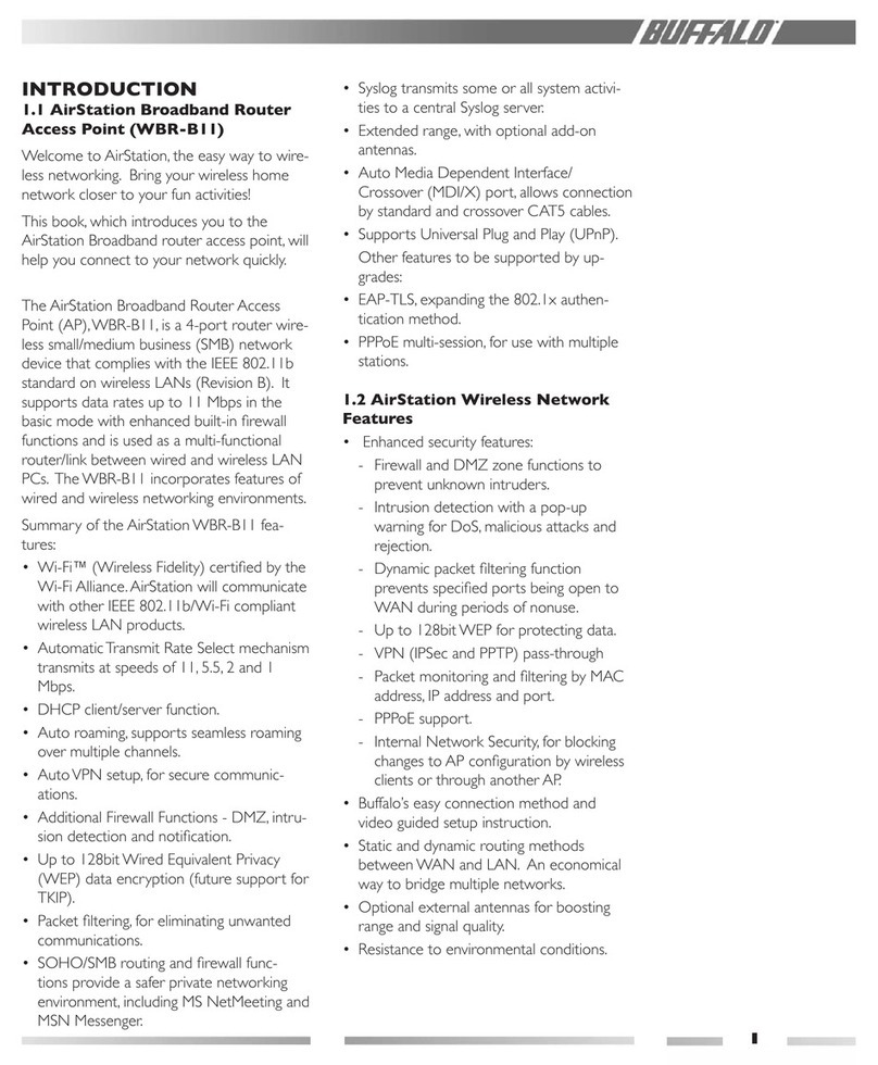 Buffalo AirStation WBR-BII user manual
