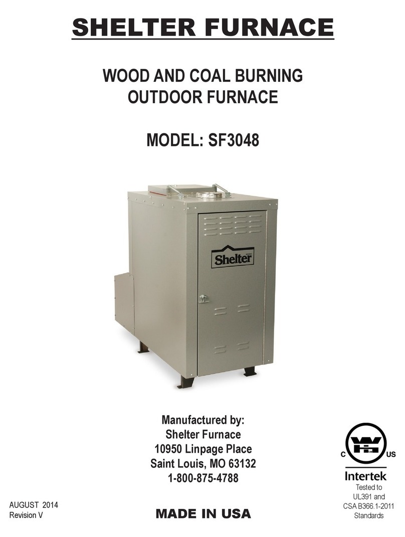 Shelter Furnace SF3048 user manual Shelter Furnace SF3048 user manual