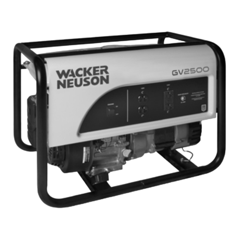 Wacker Neuson GV 2500A User manual