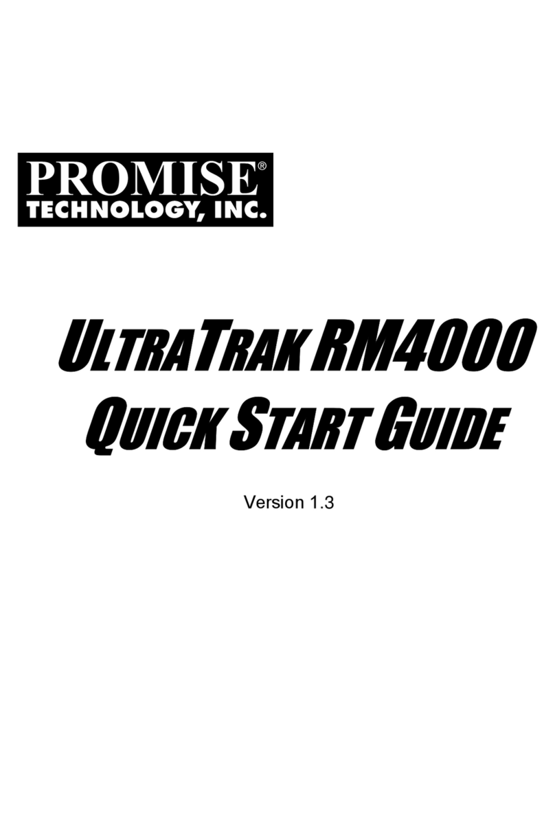 Promise ULTRATRAK RM4000 User manual Promise ULTRATRAK RM4000 User manual