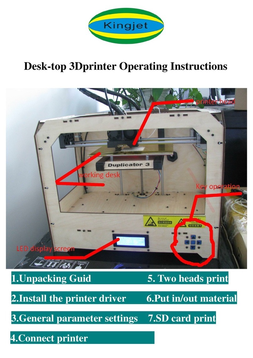 Kingjet Duplicator 3 operating instructions