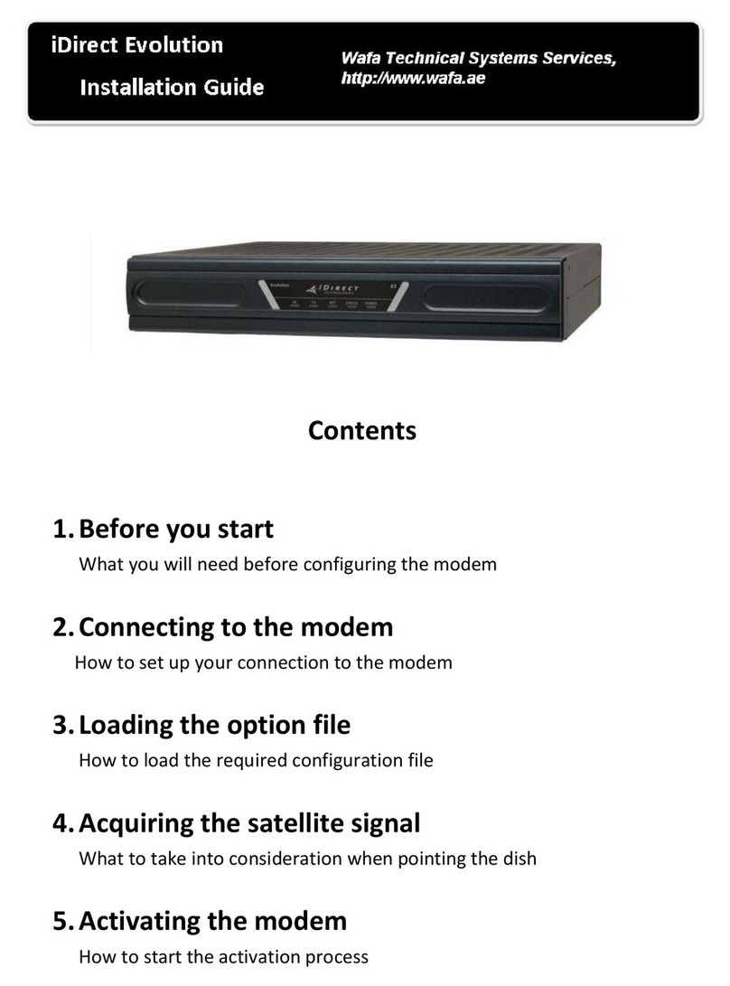 iDirect Evolution X3 installation guide
