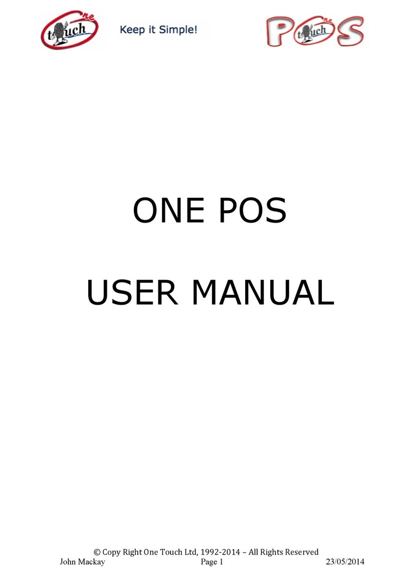 OneTouch ONE POS User manual