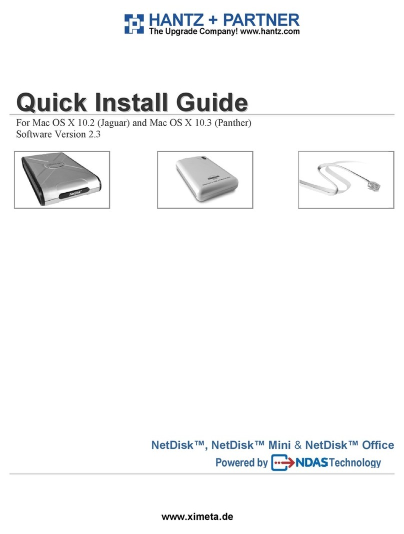 HANTZ + PARTNER NetDisk user manual