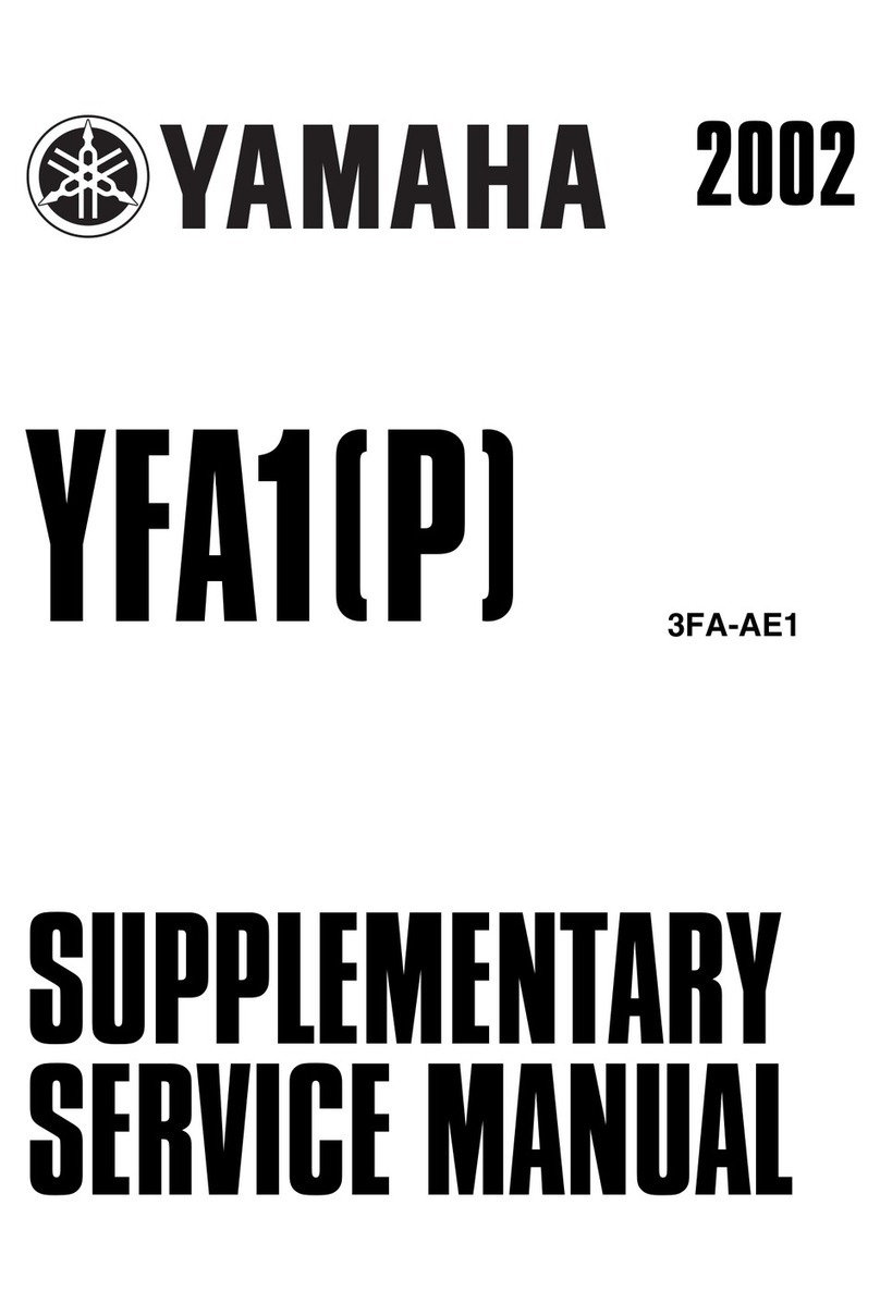 Yamaha 2002 YFA1 Supplementary service manual