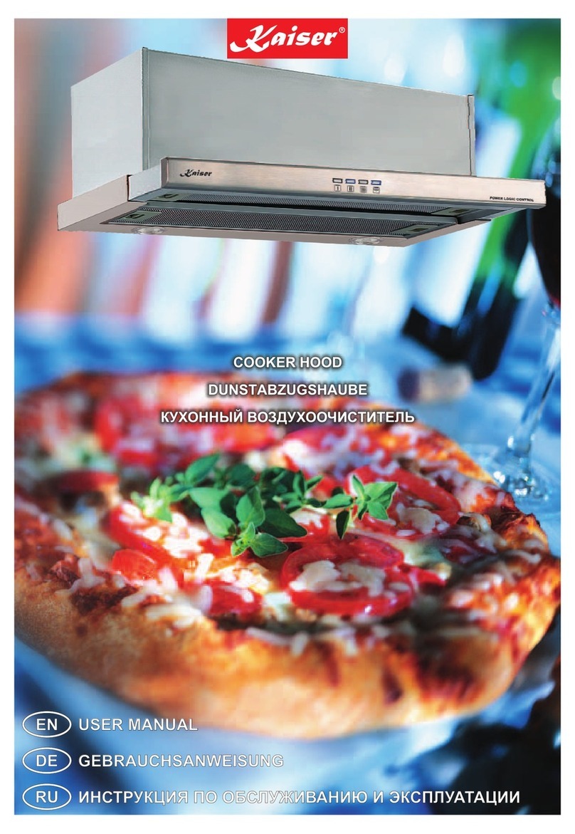 Kaiser COOKER HOOD user manual