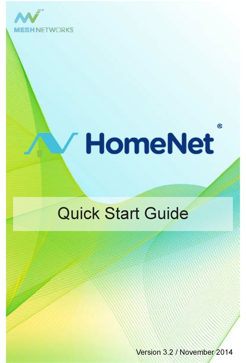 MeshNetworks HomeNet quick start guide