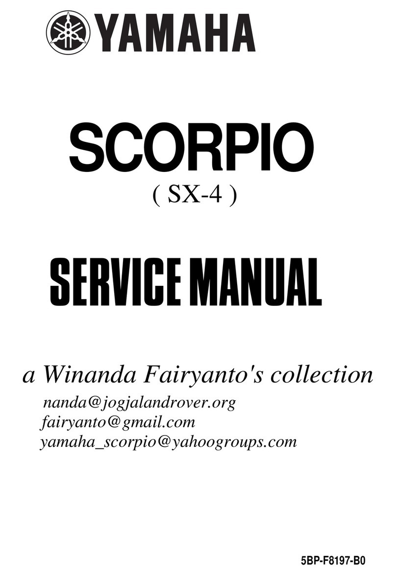 Yamaha Scorpio User manual