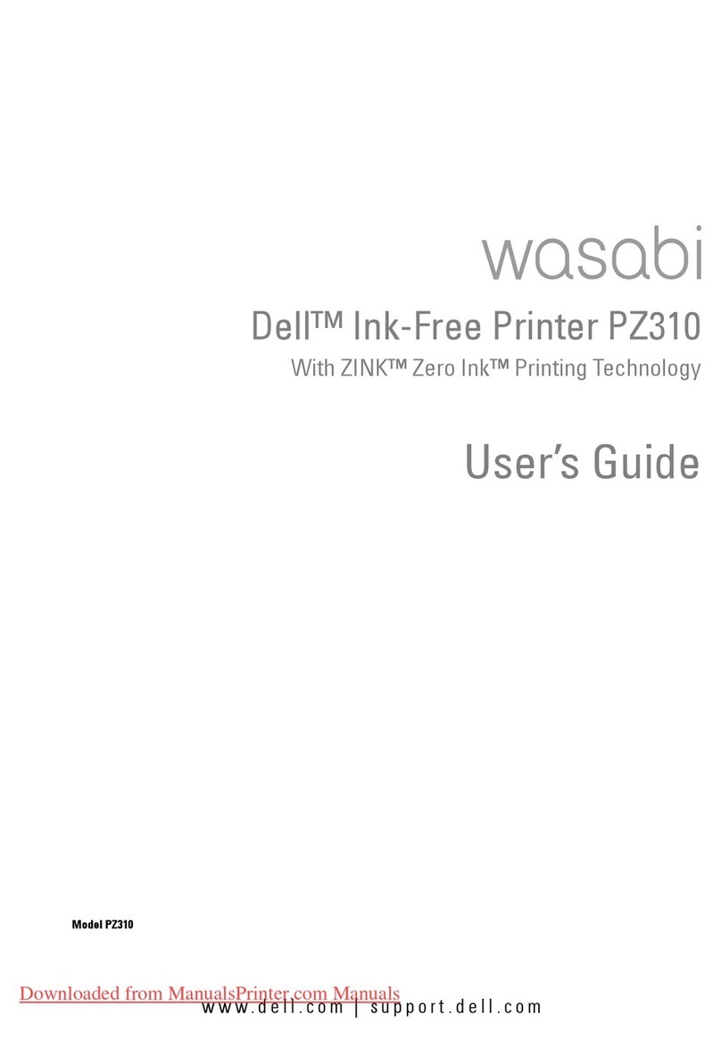 Dell PZ310 User manual