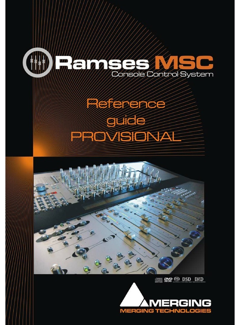 Merging Technologies Ramses MSC Provisional reference guide Merging Technologies Ramses MSC Provisional reference guide