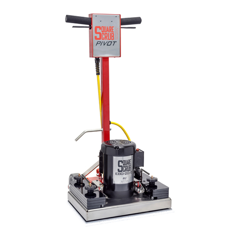 Square Scrub EBG-28 owner's manual