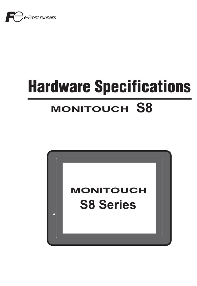 Hakko Electronics Monitouch S8 Series Hardware specification Hakko Electronics Monitouch S8 Series Hardware specification