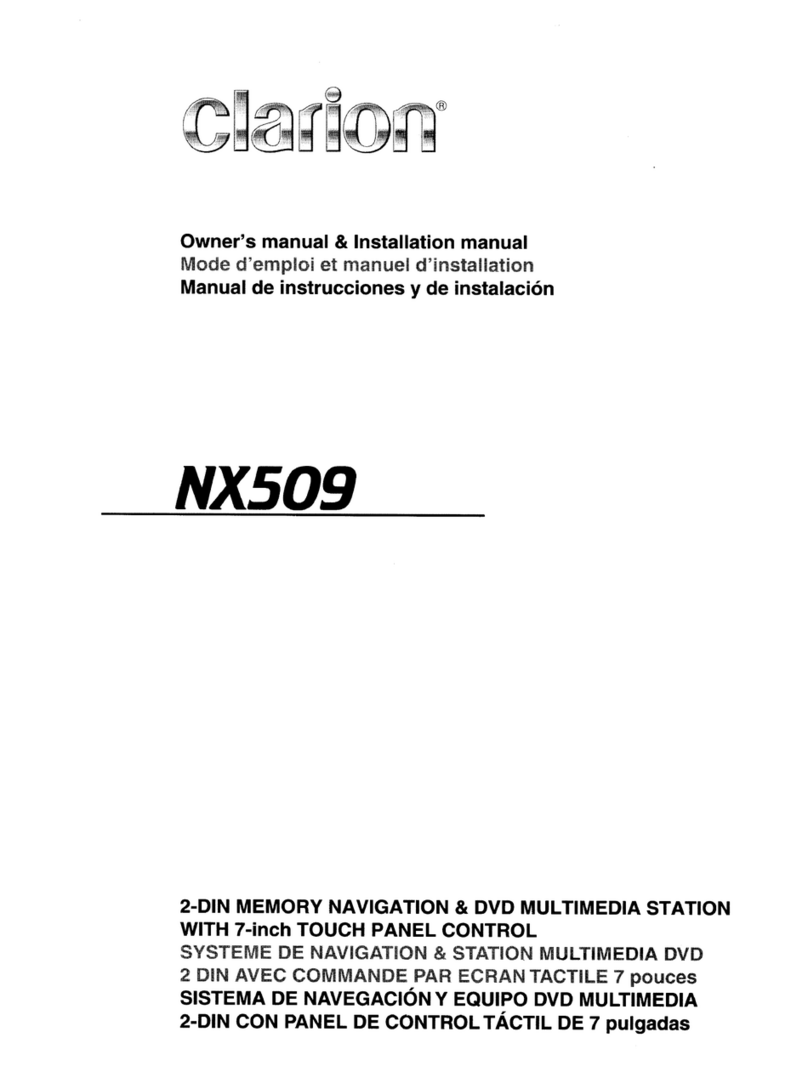 Clarion NXS09 Repair manual