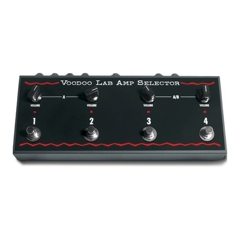Voodoo Lab Amp Selector User manual