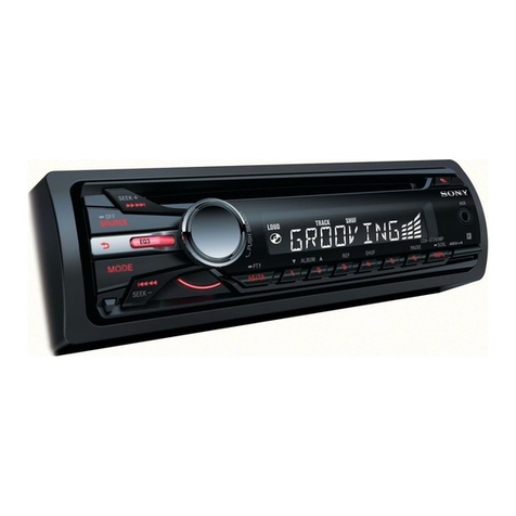 Sony CDX-GT360MP operating instructions