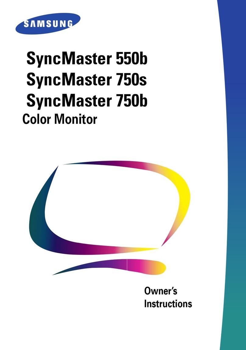 Samsung SyncMaster 550b User manual