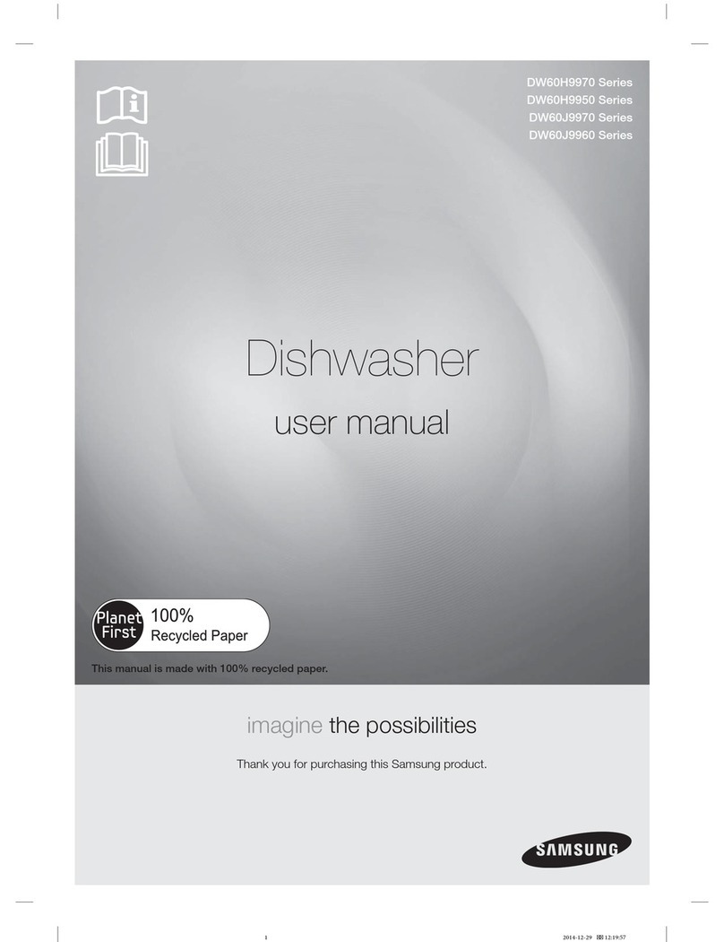 Samsung DW60H9970 Series user manual