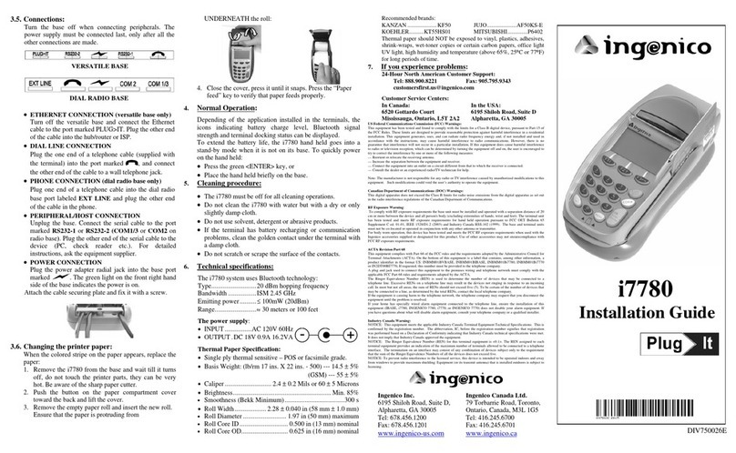 Ingenico i7780 installation guide