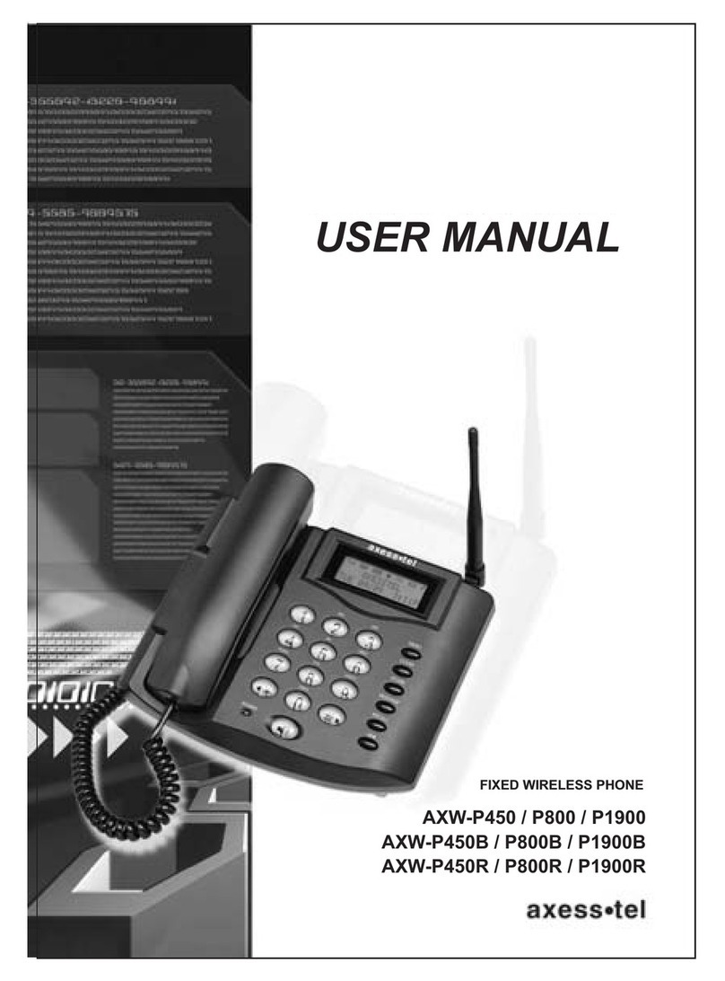 Axesstel AXW-P450 user manual