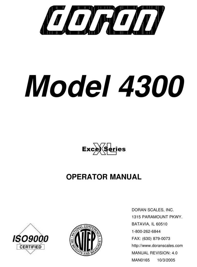 Doran 4300 Operator's manual