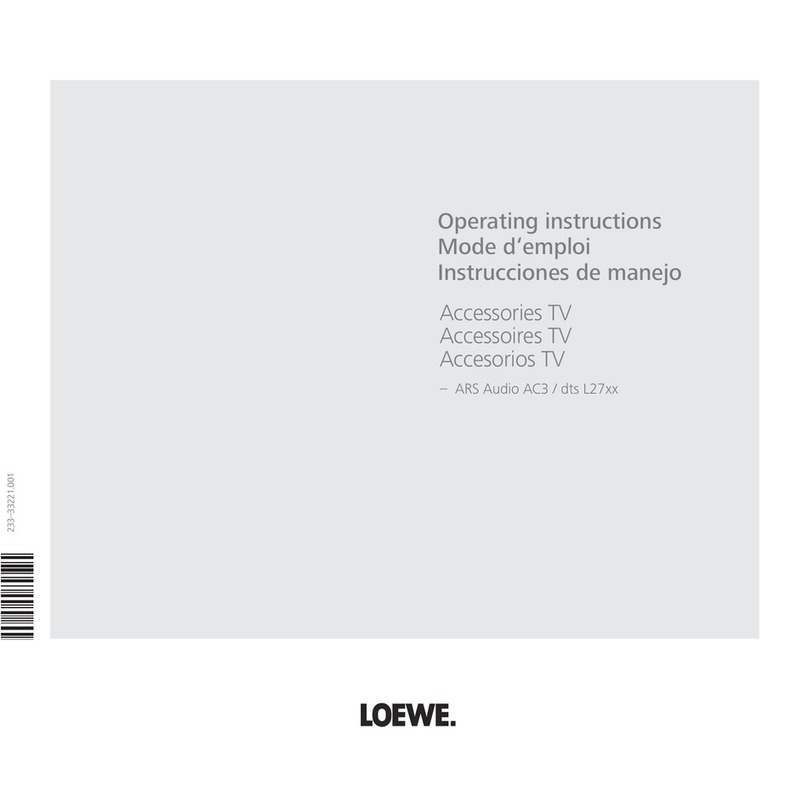 Loewe ARS Audio AC3 operating instructions