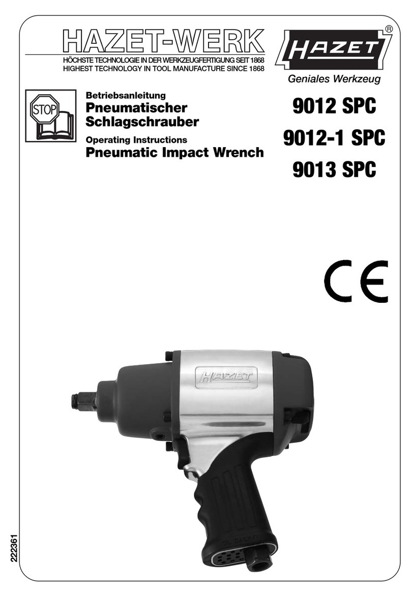 Hazet 9012 SPC operating instructions