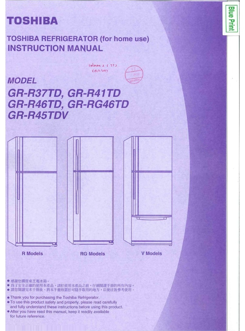 Toshiba GR-R37TD User manual