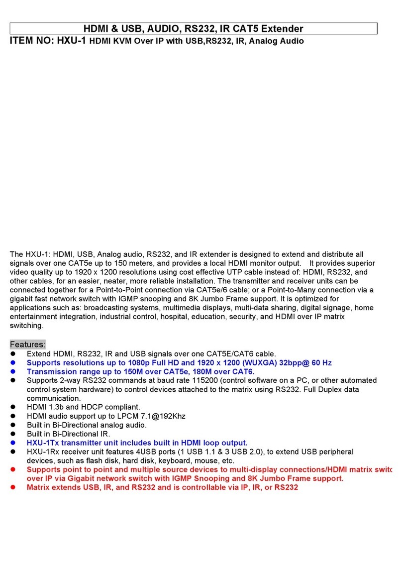 Transformative Engineering HXU-1 owner's manual