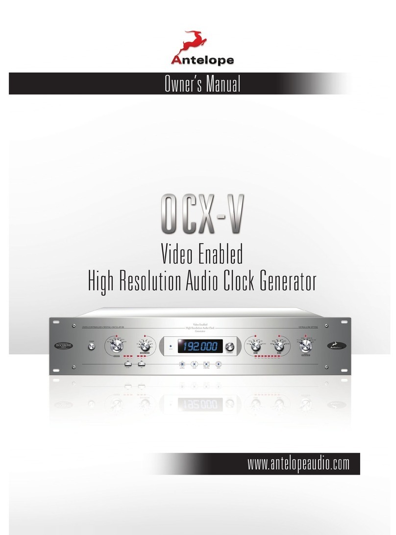 Antelope OCX-V User manual