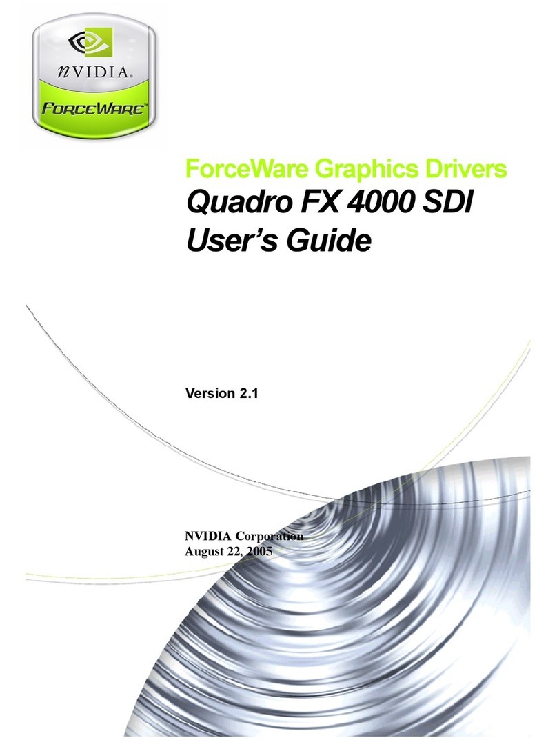 Nvidia ForceWare Quadro FX 4000 SDI user guide