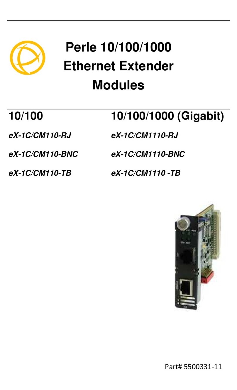Perle eX-1C/CM110-RJ User manual