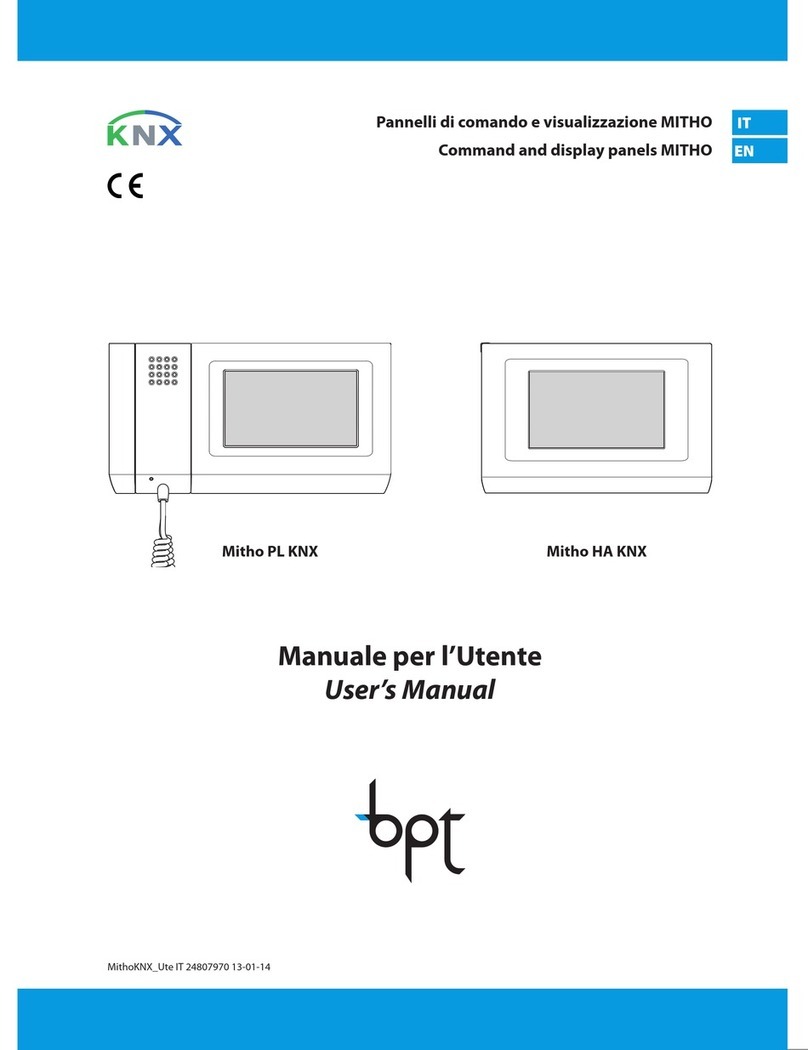 Bpt Mitho PL KNX User manual