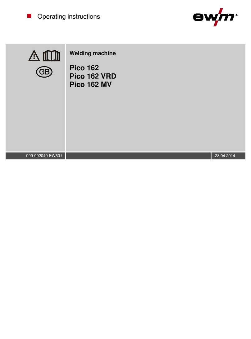EWM Pico 162 VRD operating instructions