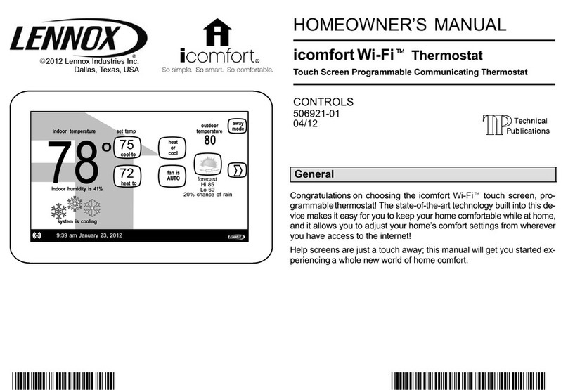 Lennox icomfort Wi-Fi Planning guide