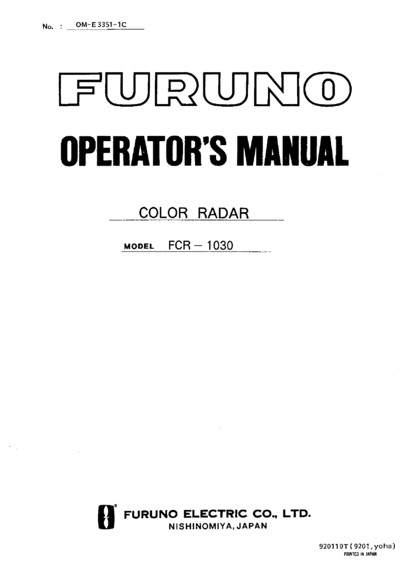 Furuno FCR-1030 Operator's manual